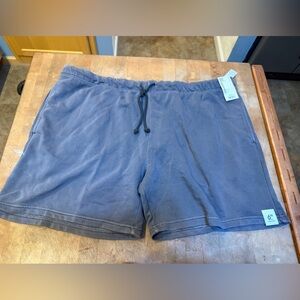 Gray Athletic Shorts Men’s Sz 2XL 6 inch inseam NEW soft Cotton shorts